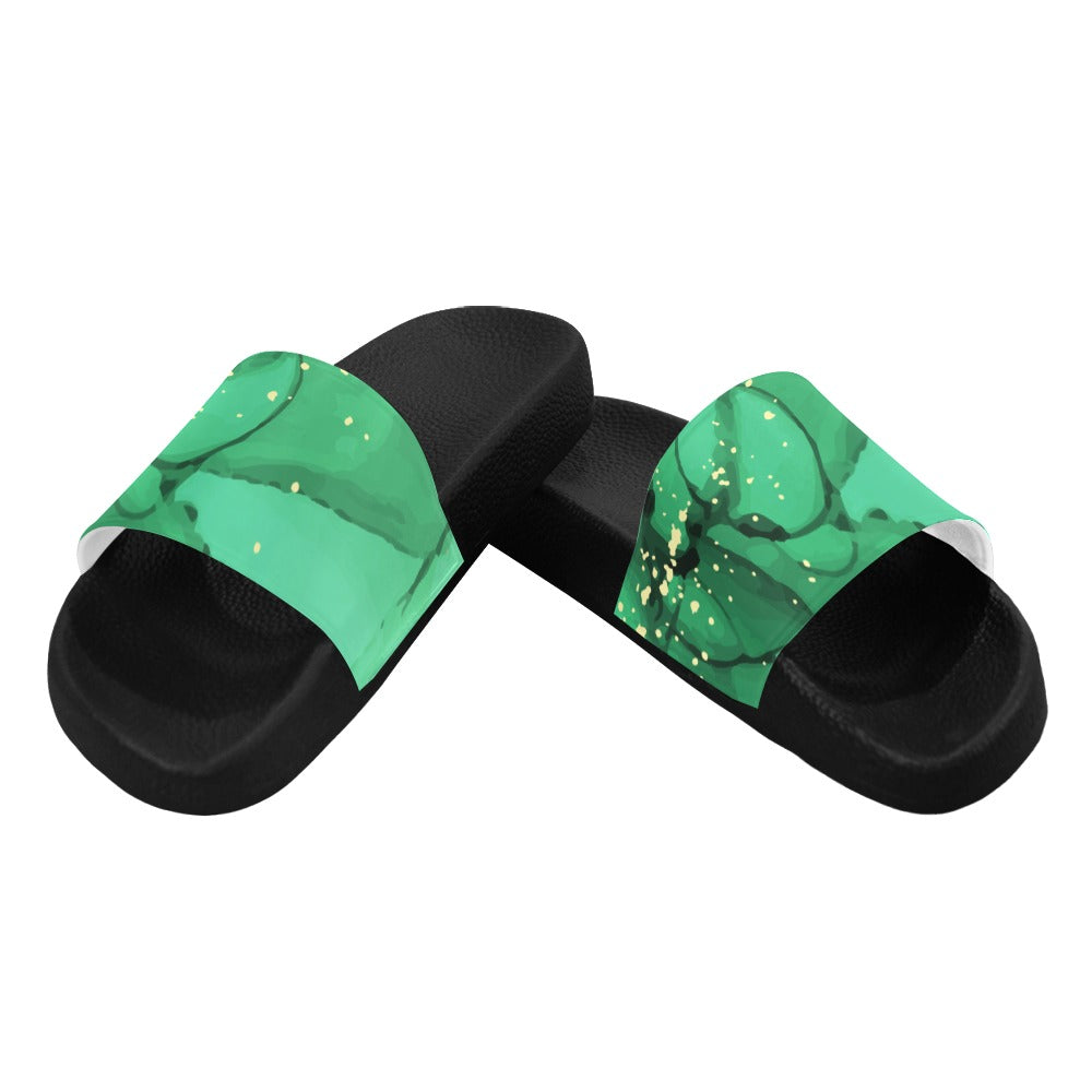 Green Slide Sandals - Phenomenal Woman Collection