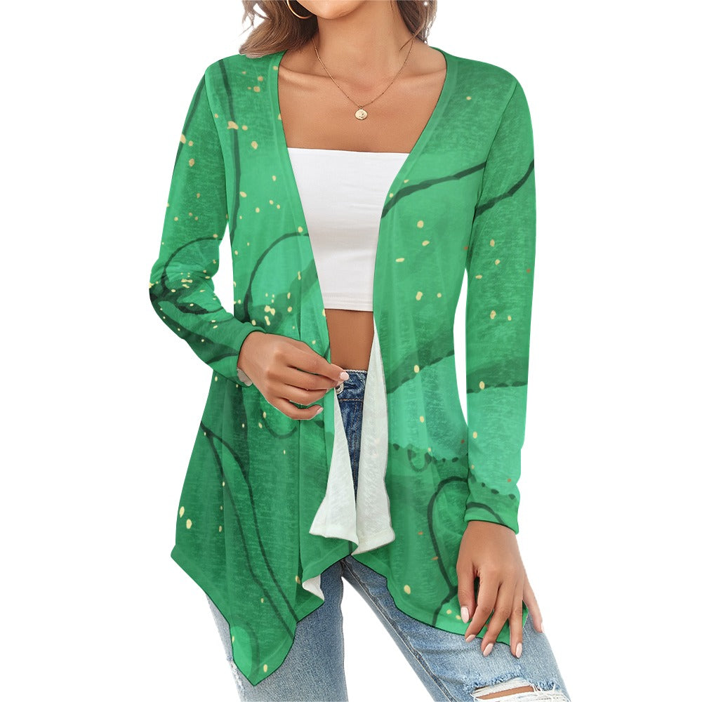 Green Lightweight Cardigan - Phenomenal Woman Collection