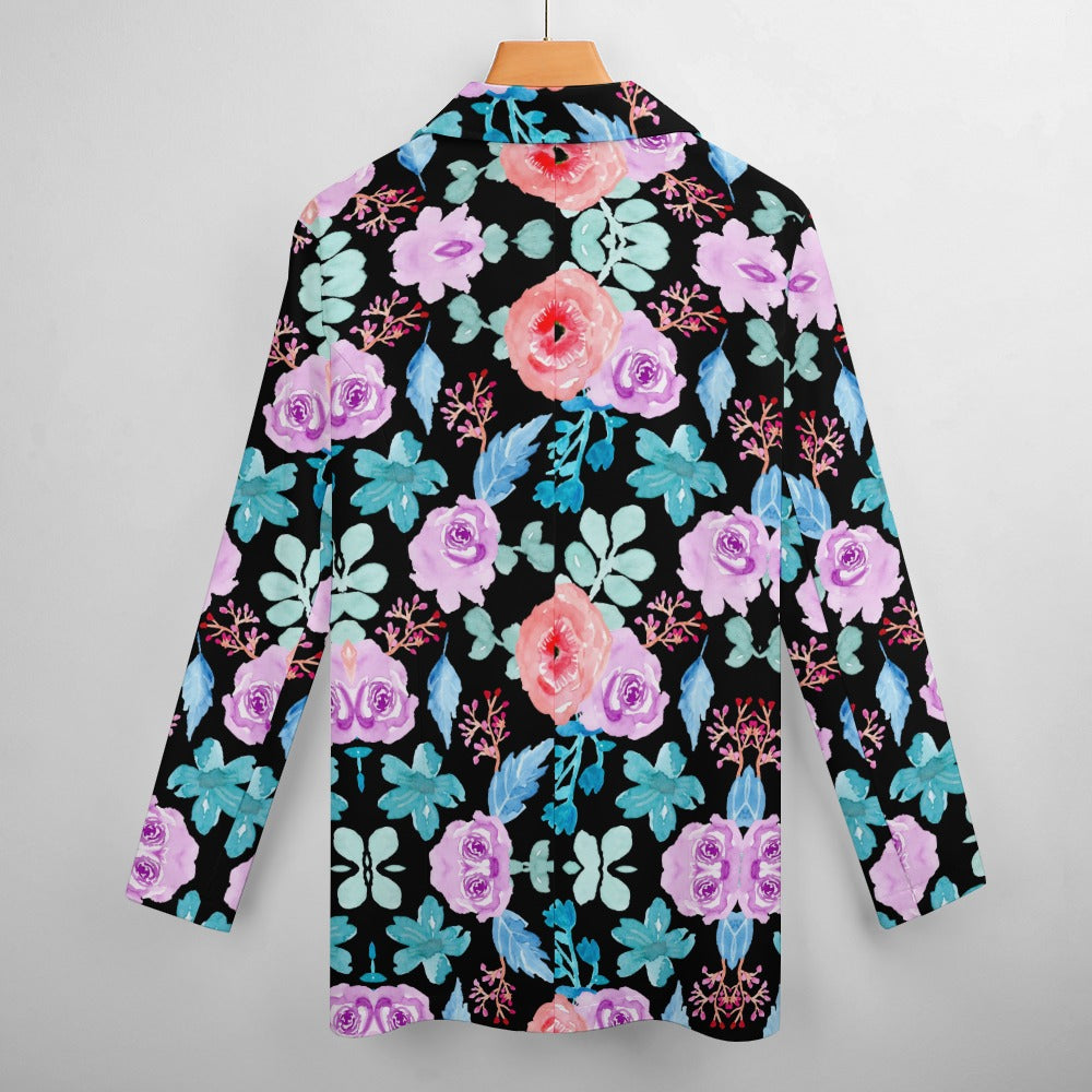 Floral Print Blazer