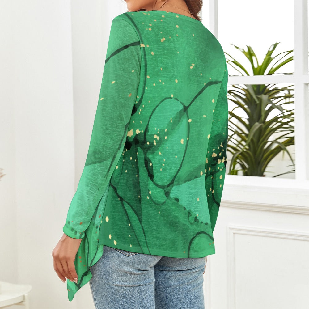 Green Lightweight Cardigan - Phenomenal Woman Collection