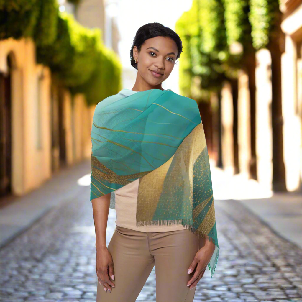 Santa Barbara Collection: Printed Lightweight Scarf (MW House of Style)