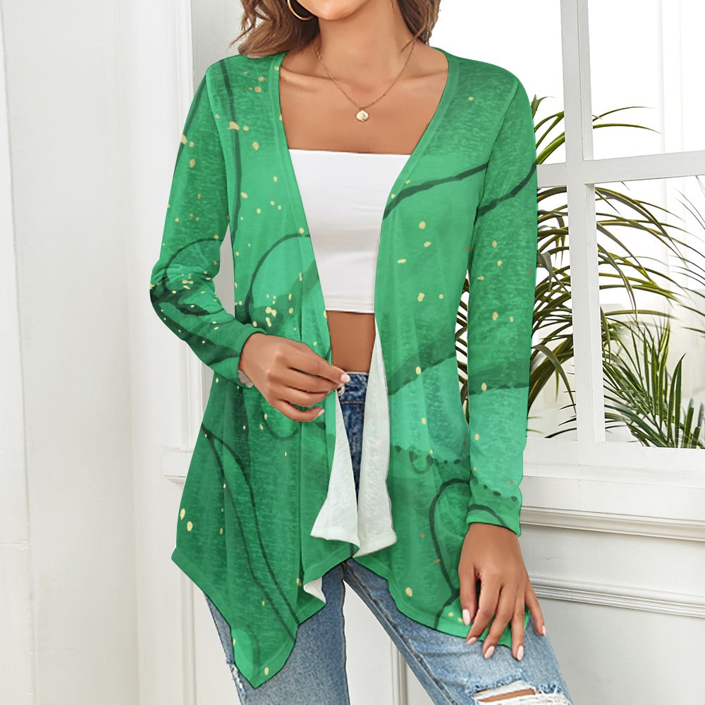 Green Lightweight Cardigan - Phenomenal Woman Collection