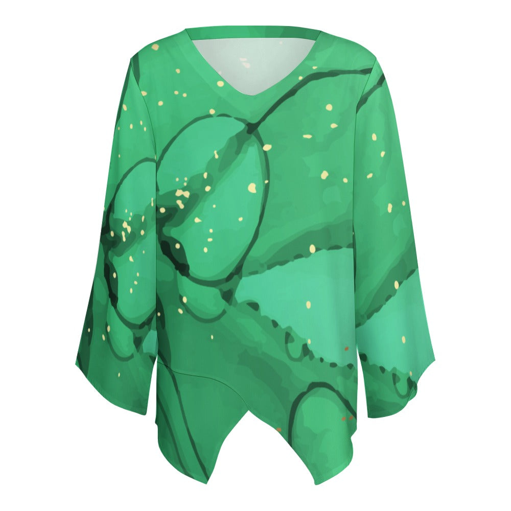 Green Sunscreen Long Sleeve Shirt - Phenomenal Woman Collection