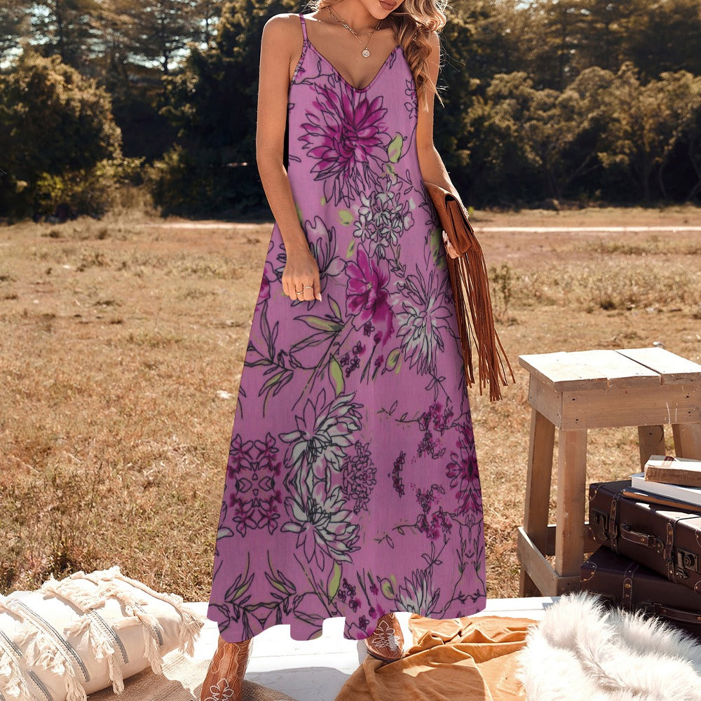 *Spring + Summer Collection* Sling Ankle Maxi Dress