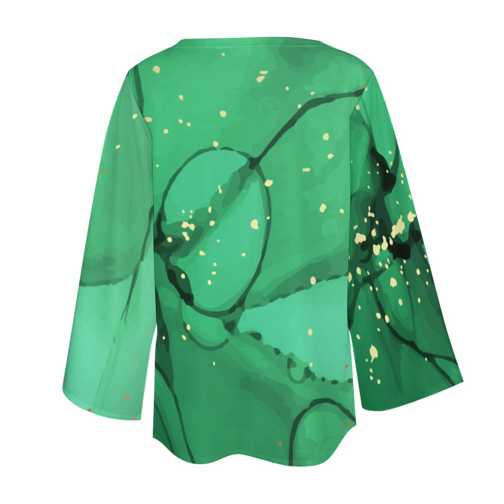 Green Sunscreen Long Sleeve Shirt - Phenomenal Woman Collection