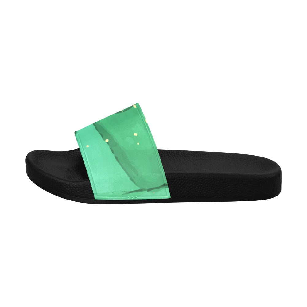 Green Slide Sandals - Phenomenal Woman Collection