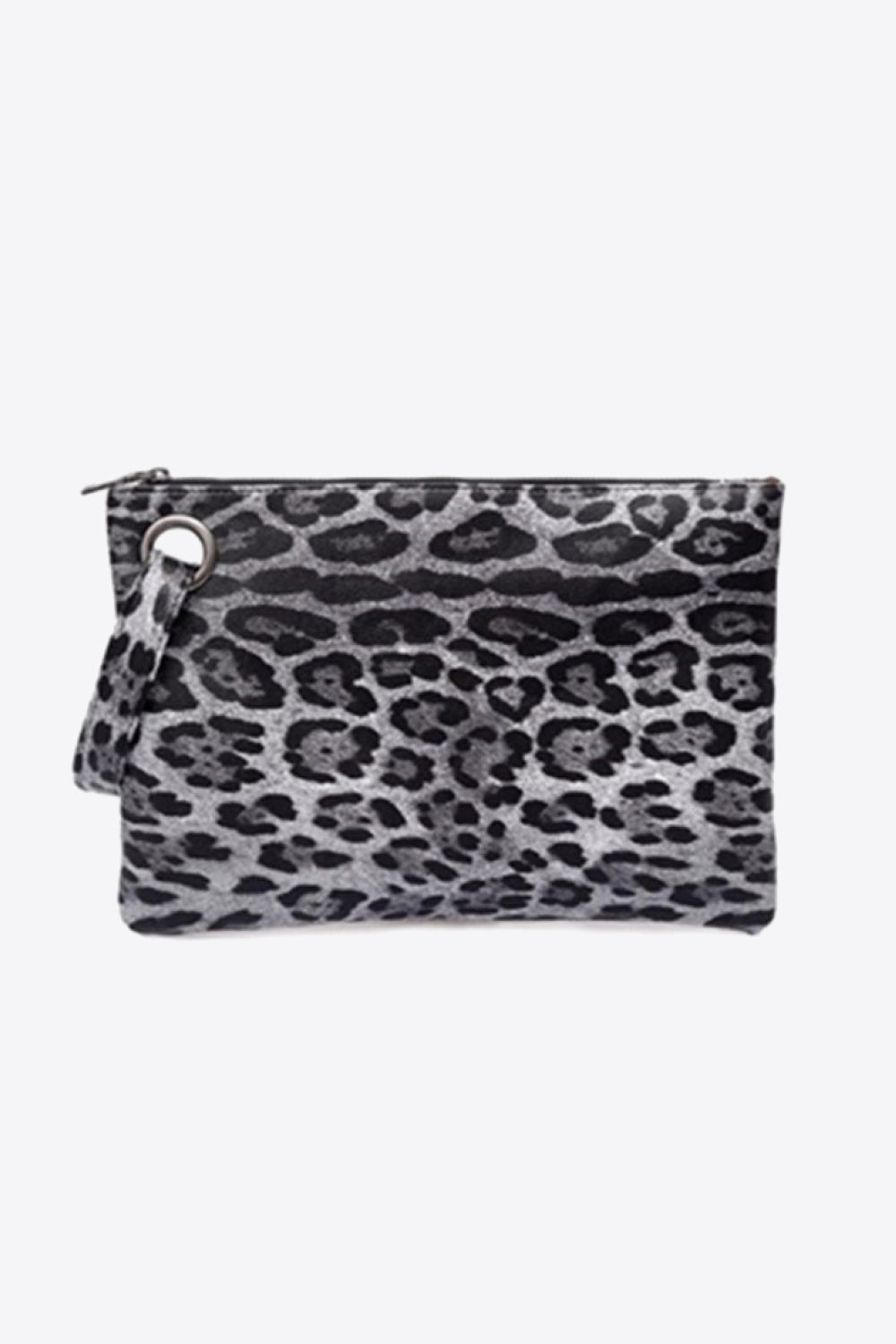 Leopard Vegan Leather Clutch