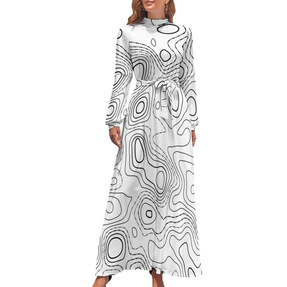 *Spring + Summer Collection* Long Sleeve Maxi Dress