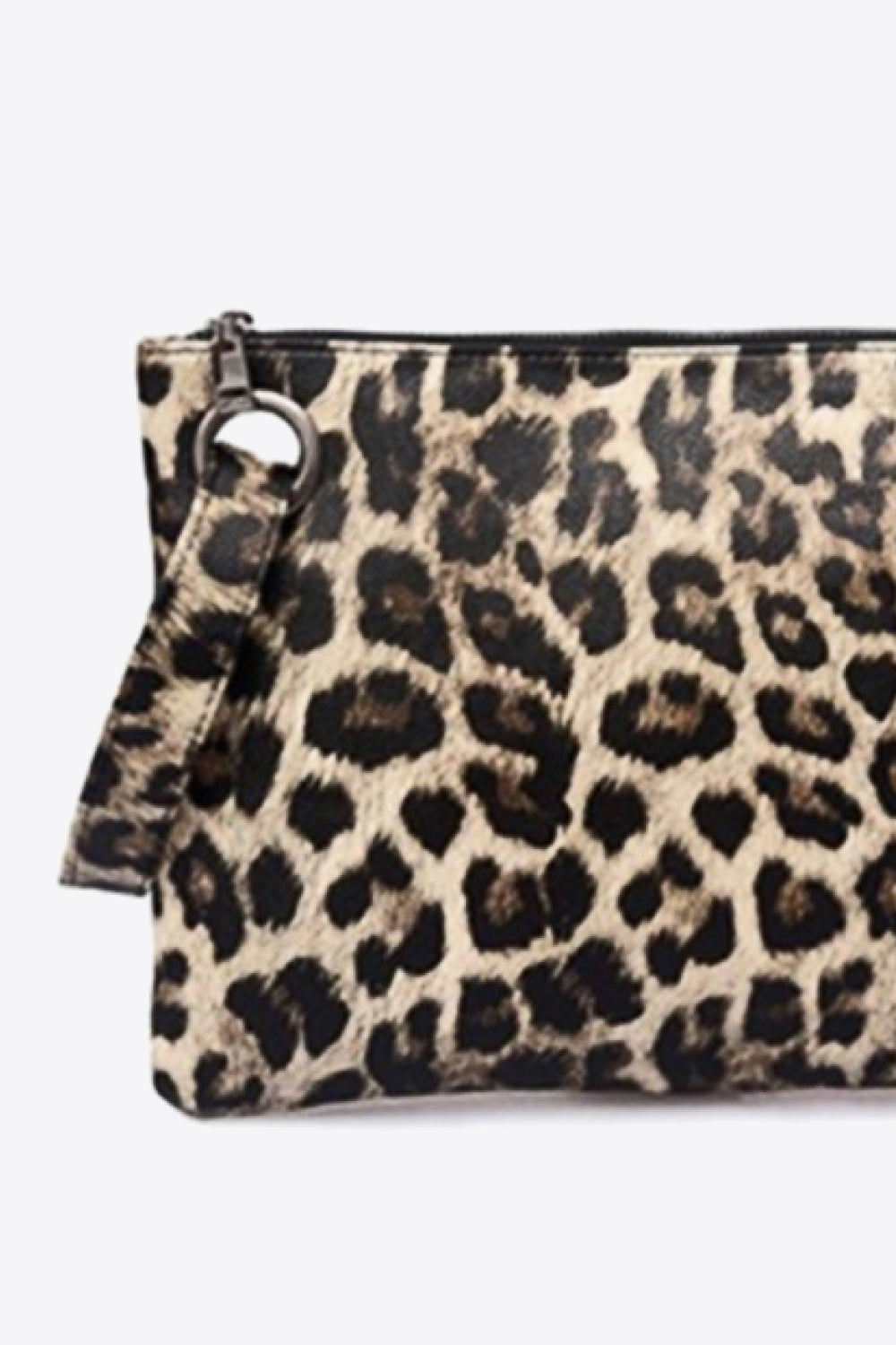 Leopard Vegan Leather Clutch