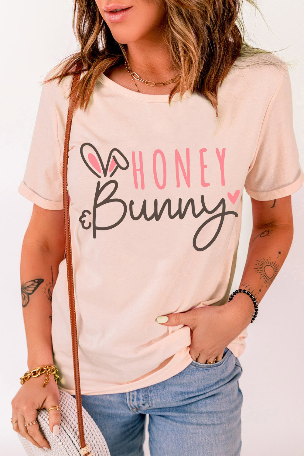 Bunny Graphic Easter Tee