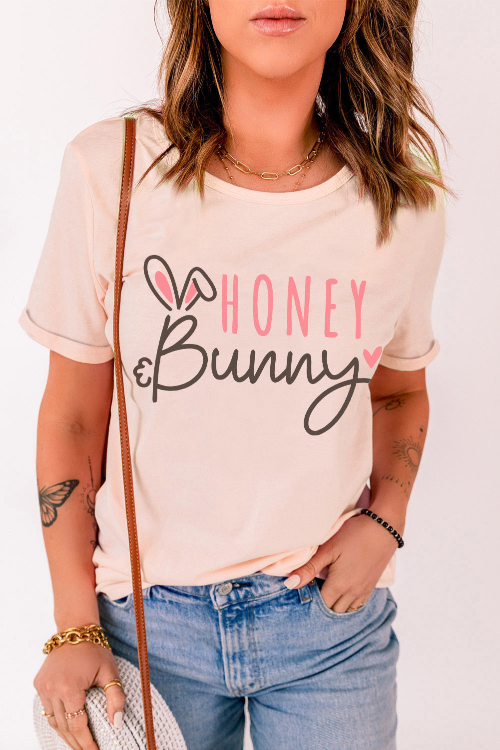 Bunny Graphic Easter Tee